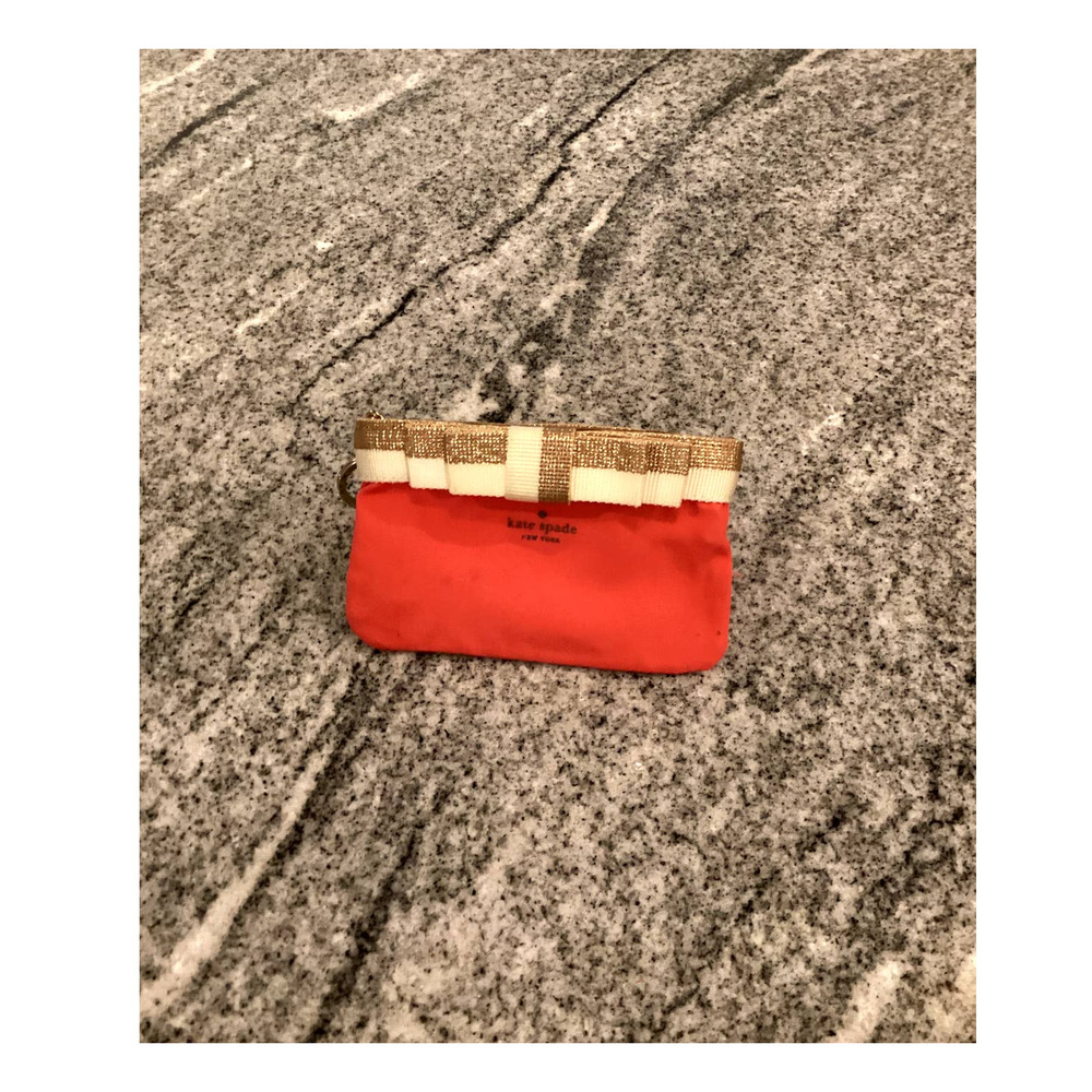 Kate Spade Barrow Street Red Coin Purse/ Key Pouch
